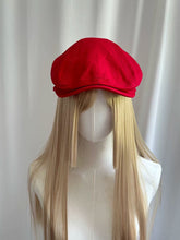 Vibrant Red Beret Cap
