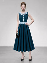 1950s Blue Peter Pan Collar