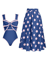 Bow Retro Style One Piece