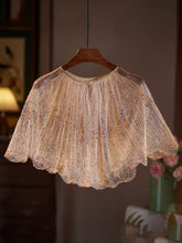 1920s Flapper Cape Great Gatsby Costume Sequined Shawl Glitter Shrug Evening Wedding Dress Wrap Cloak Women