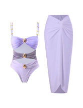 Green Hollow Out One Piece