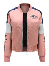 Pilot Style Jacket Daily Fall Winter Casual Two tone Stand Collar Sporty Jacket