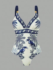 One-Piece Swimsuit Beach Cover-Up Skirt