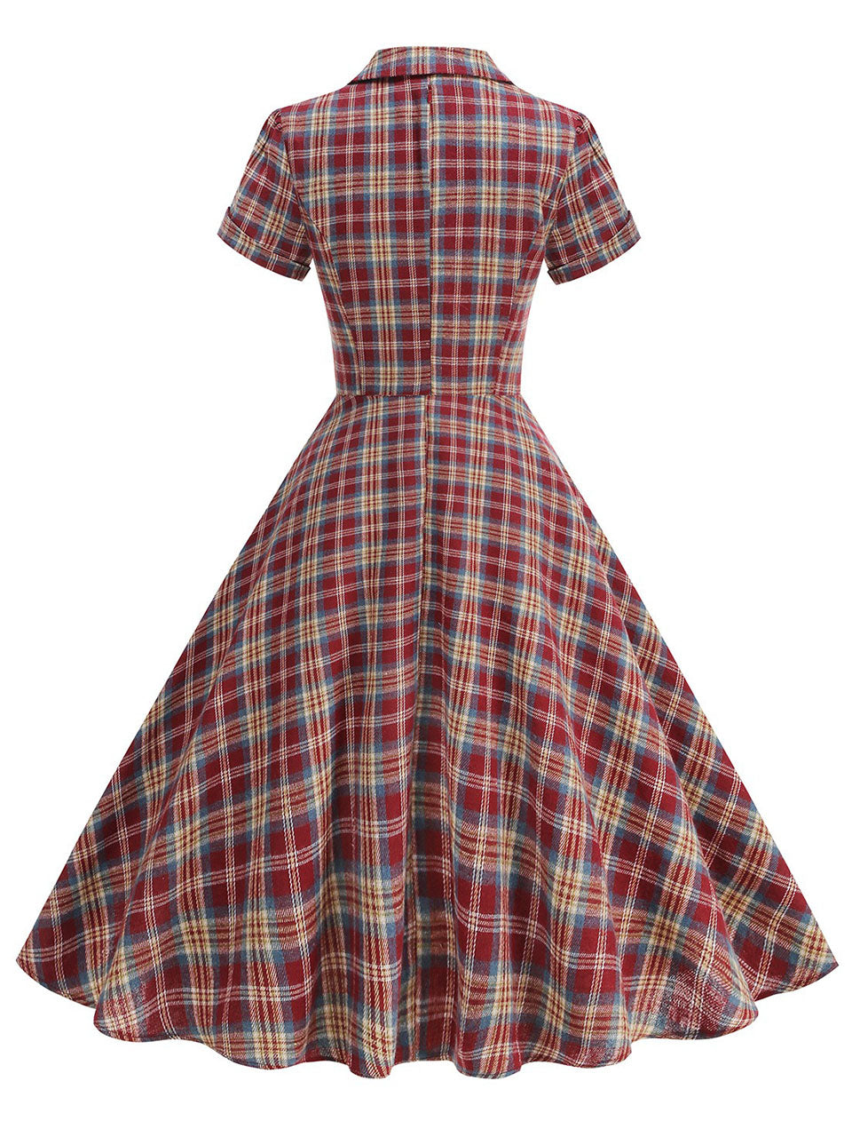 The Ruby Plaid Plaid Shirt Dress