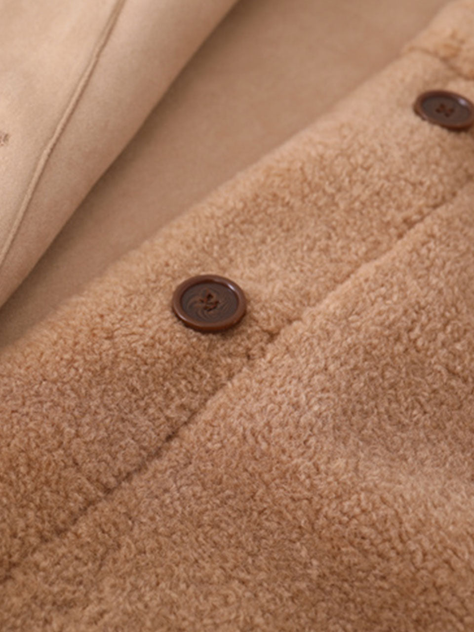 Hooded Teddy Long Coat
