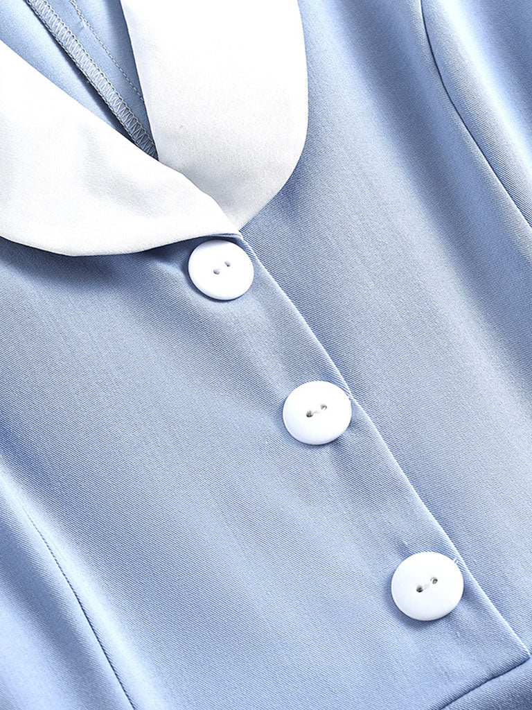 Tuxedo Collar 1950S Dress