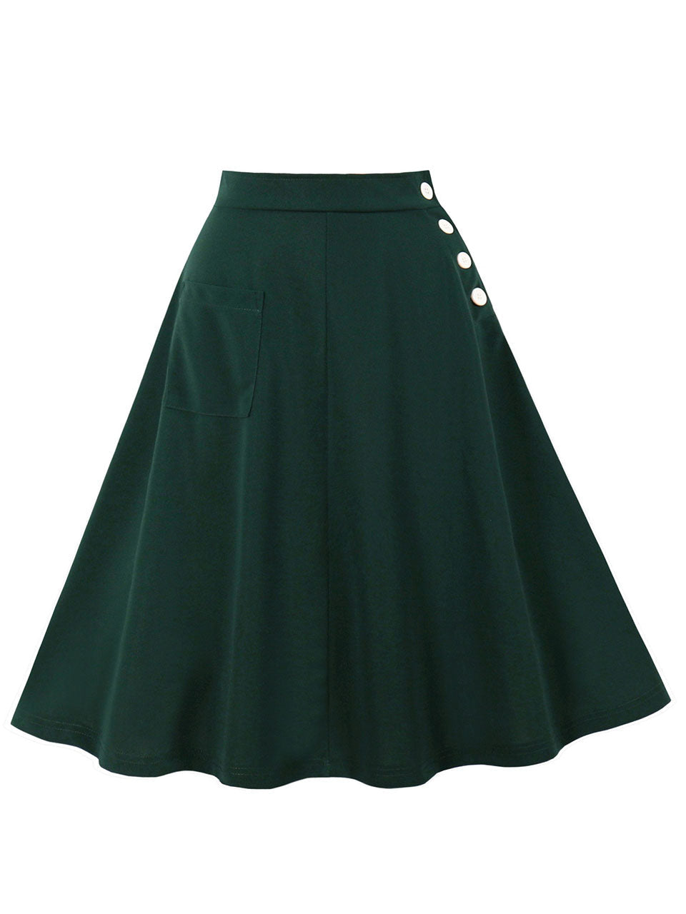 1950s Classic A-Line Skirt