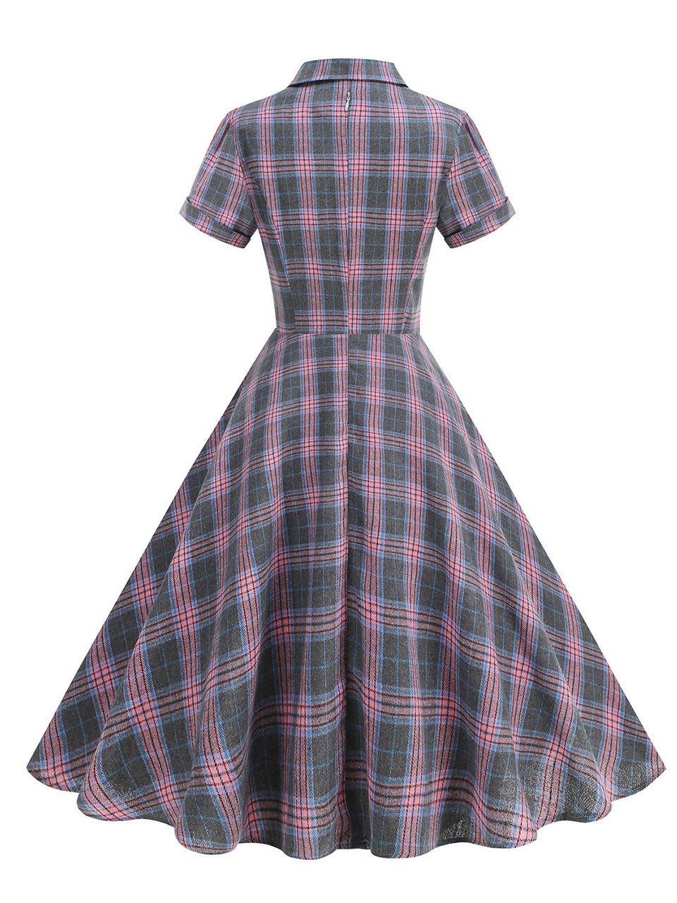 The Ruby Plaid Plaid Shirt Dress