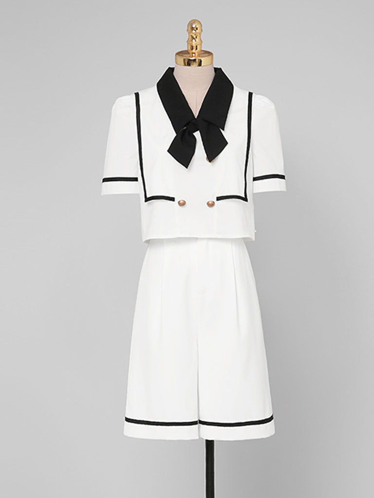 2PS 1940S Vintage Classic Top And Pant Set