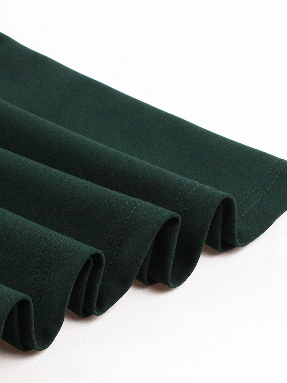 Dark Green Short Sleeve Vintage Dress