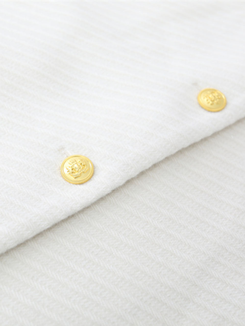 White Hooded Winter Short Vintage Coat Long Sleeve