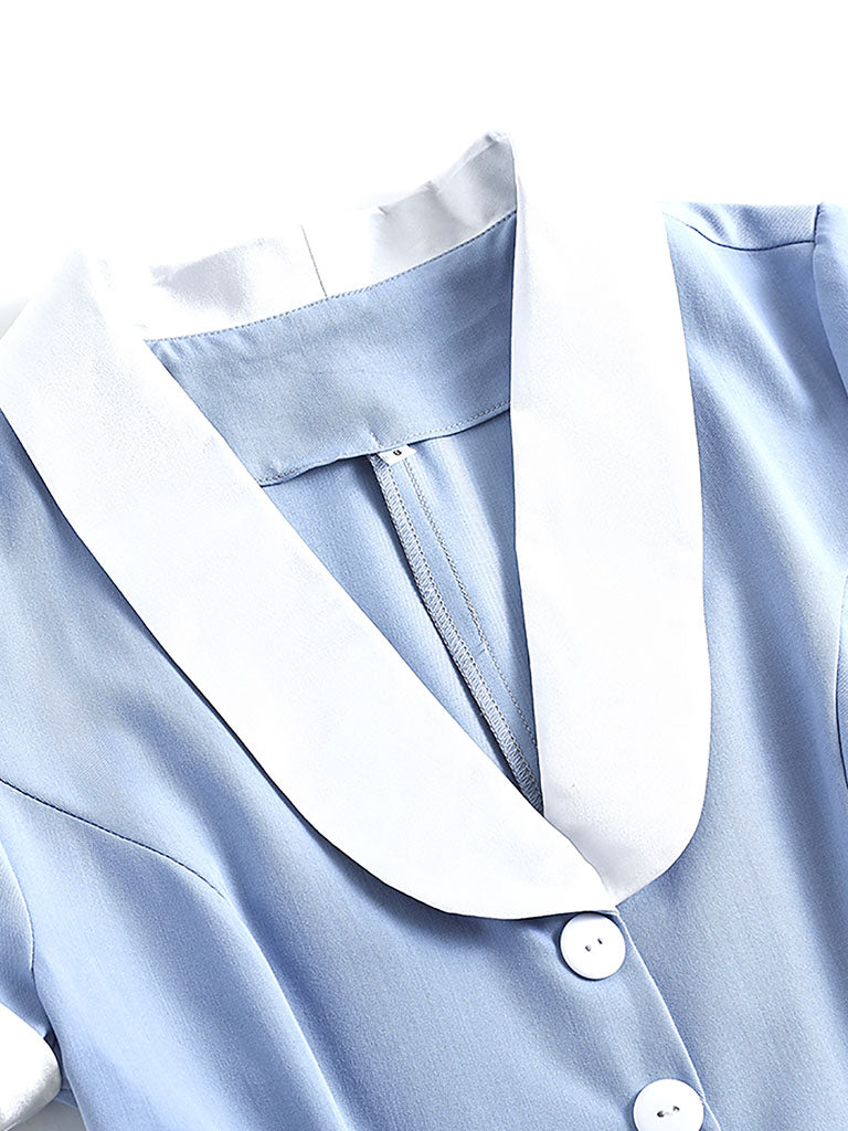 Tuxedo Collar 1950S Dress