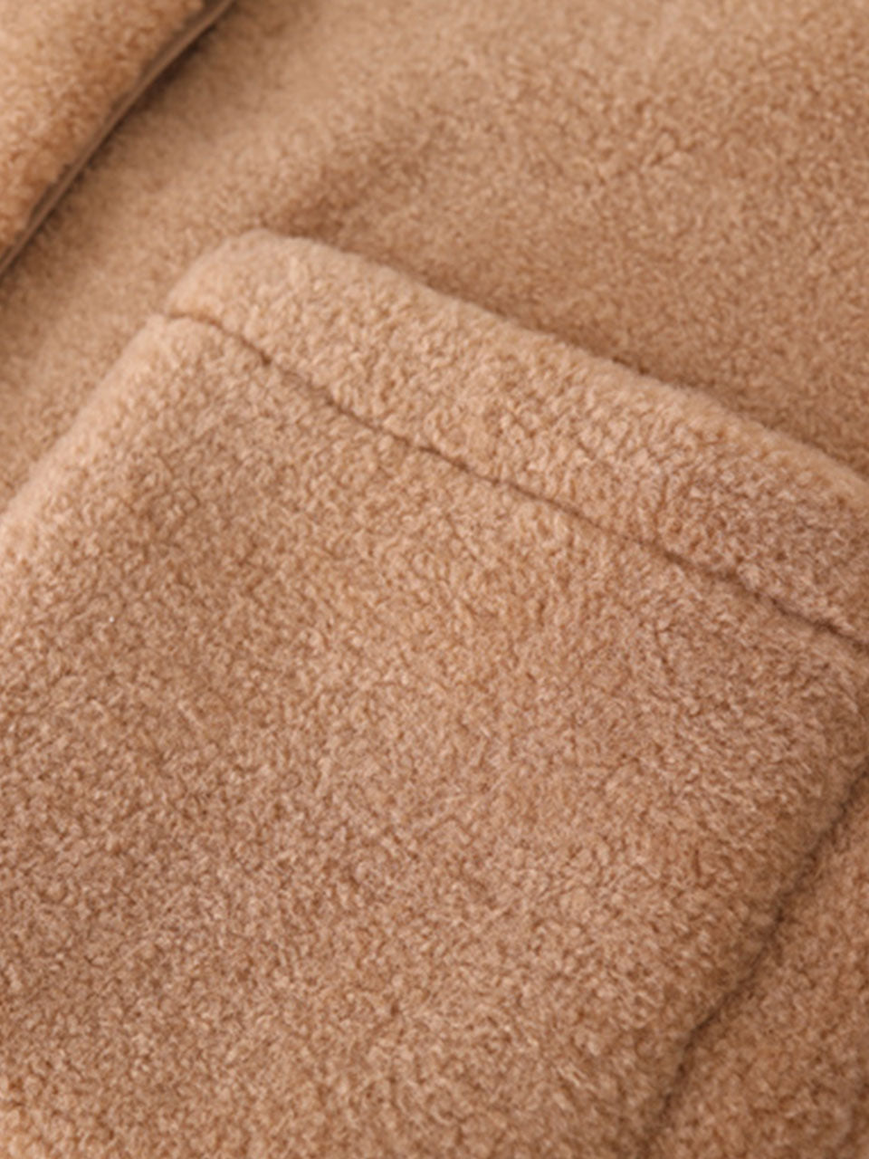 Hooded Teddy Long Coat