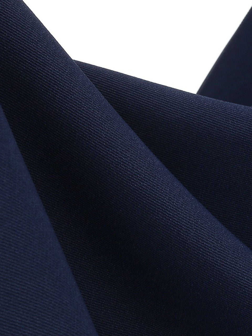 Sweet Navy Sailor Collar Short Sleeve Swing Vintage Dress
