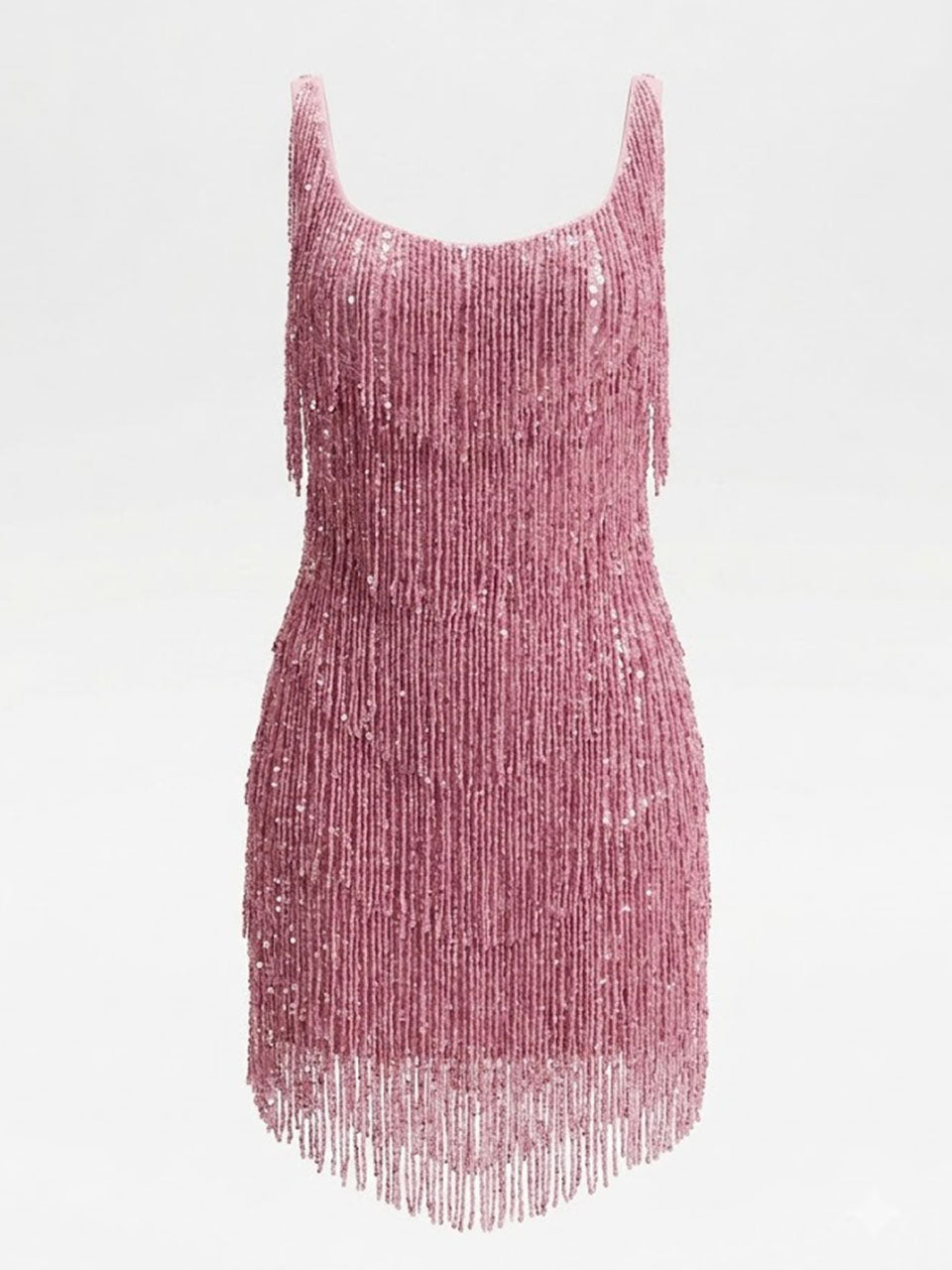 Purple 1920s Sequin Flapper Great Gatsby Dress