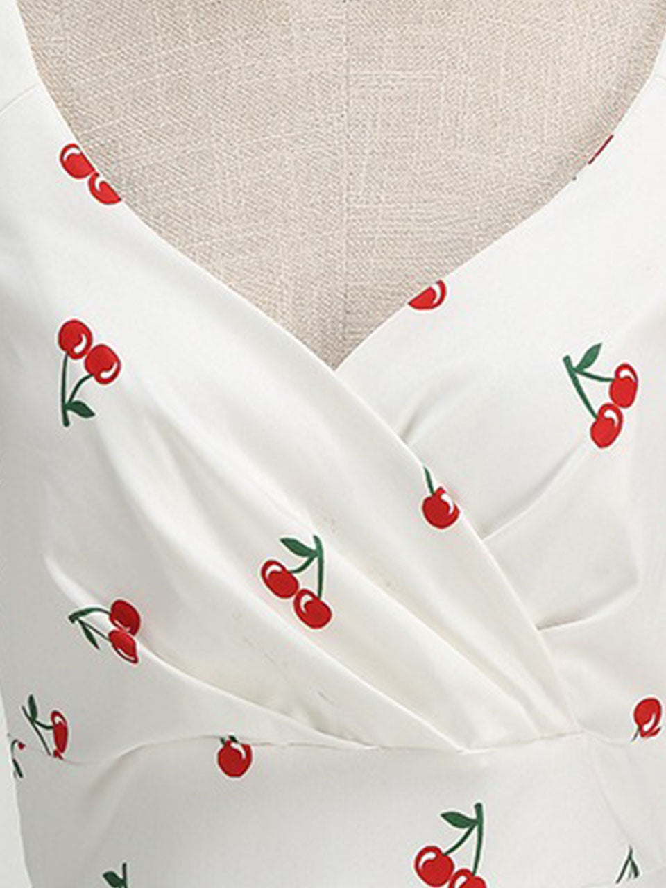 Vintage 1950s Lemon Print Cap Sleeve V Neck Rockabilly Swing Dress