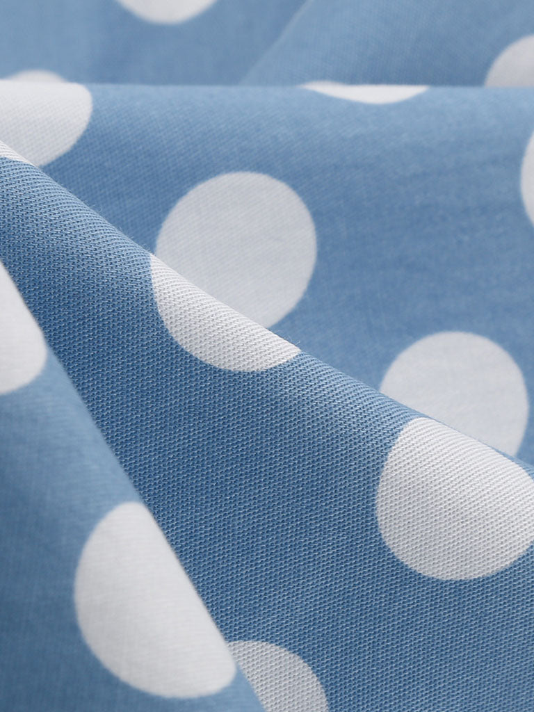 Polka Dots V Neck 1950S Dress