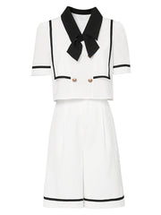 2PS 1940S Vintage Classic Top And Pant Set
