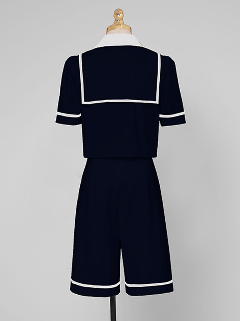 2PS 1940S Vintage Classic Top And Pant Set