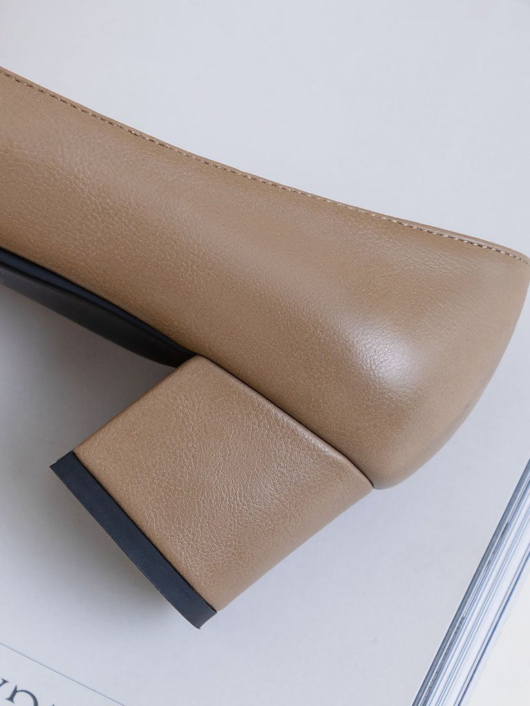 Stiletto Heel Pointed Toe PU Vintage Shoes