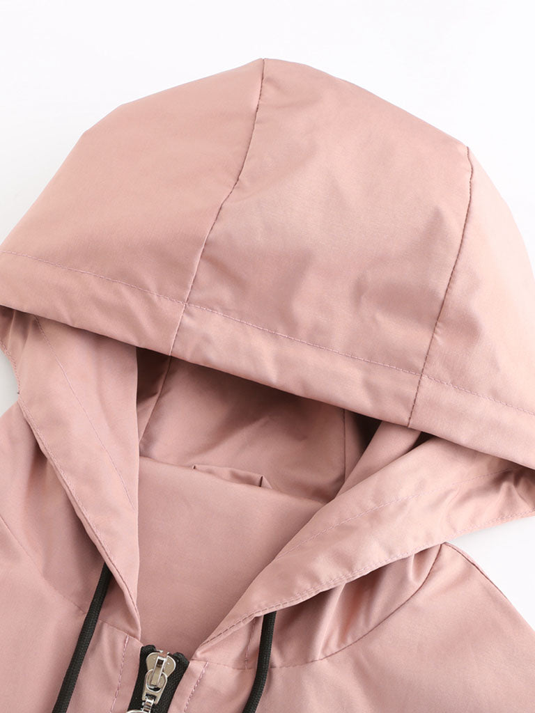 Jacket Street Daily Fall Winter Casual Two tone Stand Collar Jacket