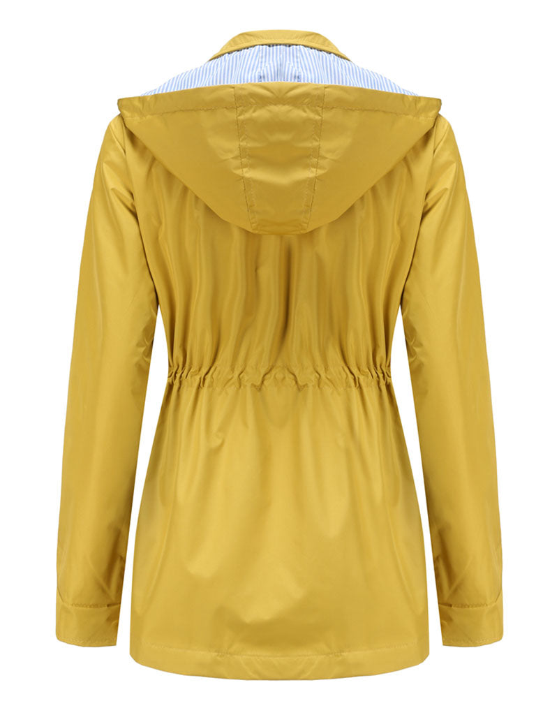 Jacket Daily Going Out Fall Winter Casual Solid Color Hoodie Sporty Jacket