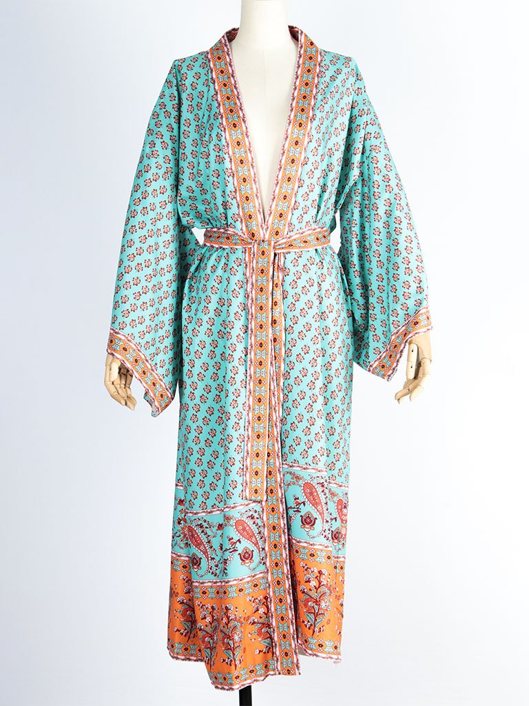 Boho Dress Bikini Cover Up Long Kimono Beach Dress For Women