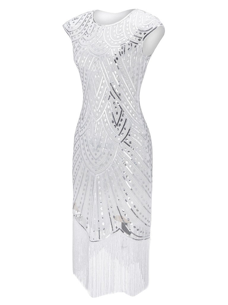 1920S Beaded Flapper Gatsby Dress