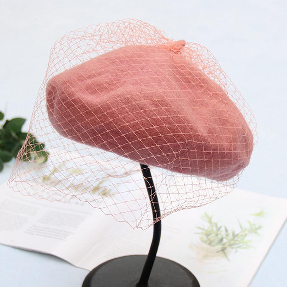 Wool Felt Beret Hat Cap