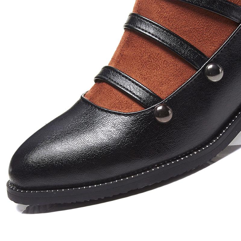 Boots Platform Round Toe PU Knee High Boots Casual