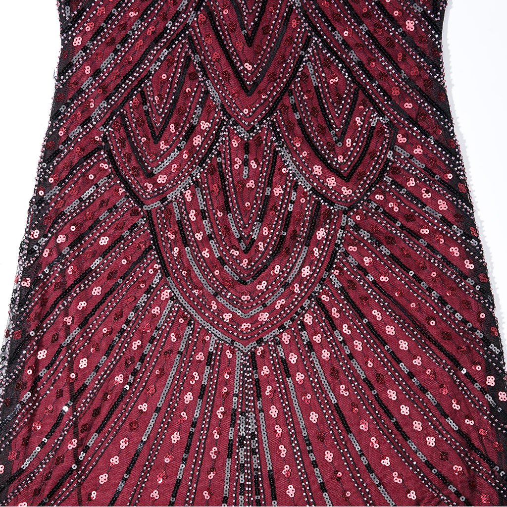 1920S Beaded Flapper Gatsby Dress