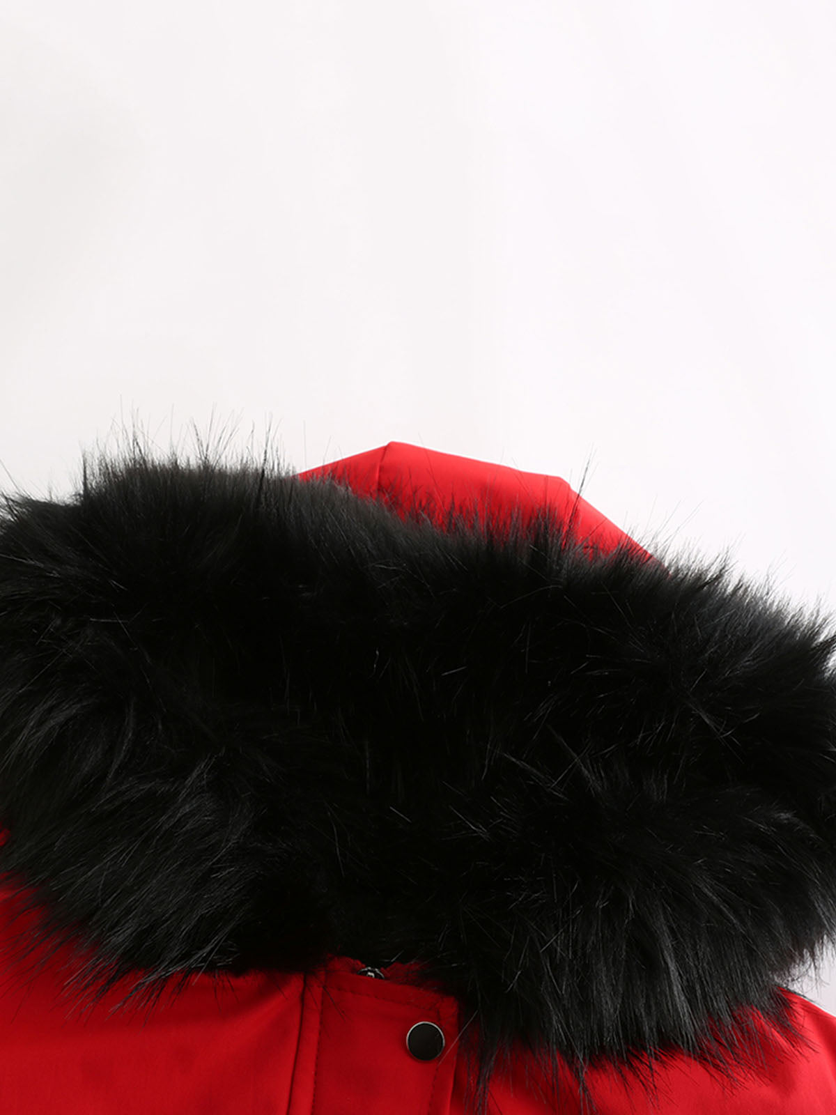 Parka Coat Street Daily Plush Winter Coat Solid Color Oversized Fur Warm Coat