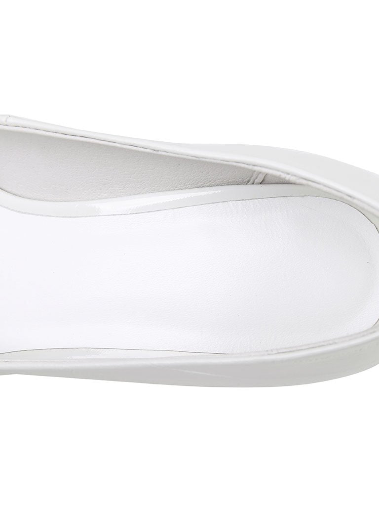 10.5CM High Heel Platform Pointed Toe Leather Shoes