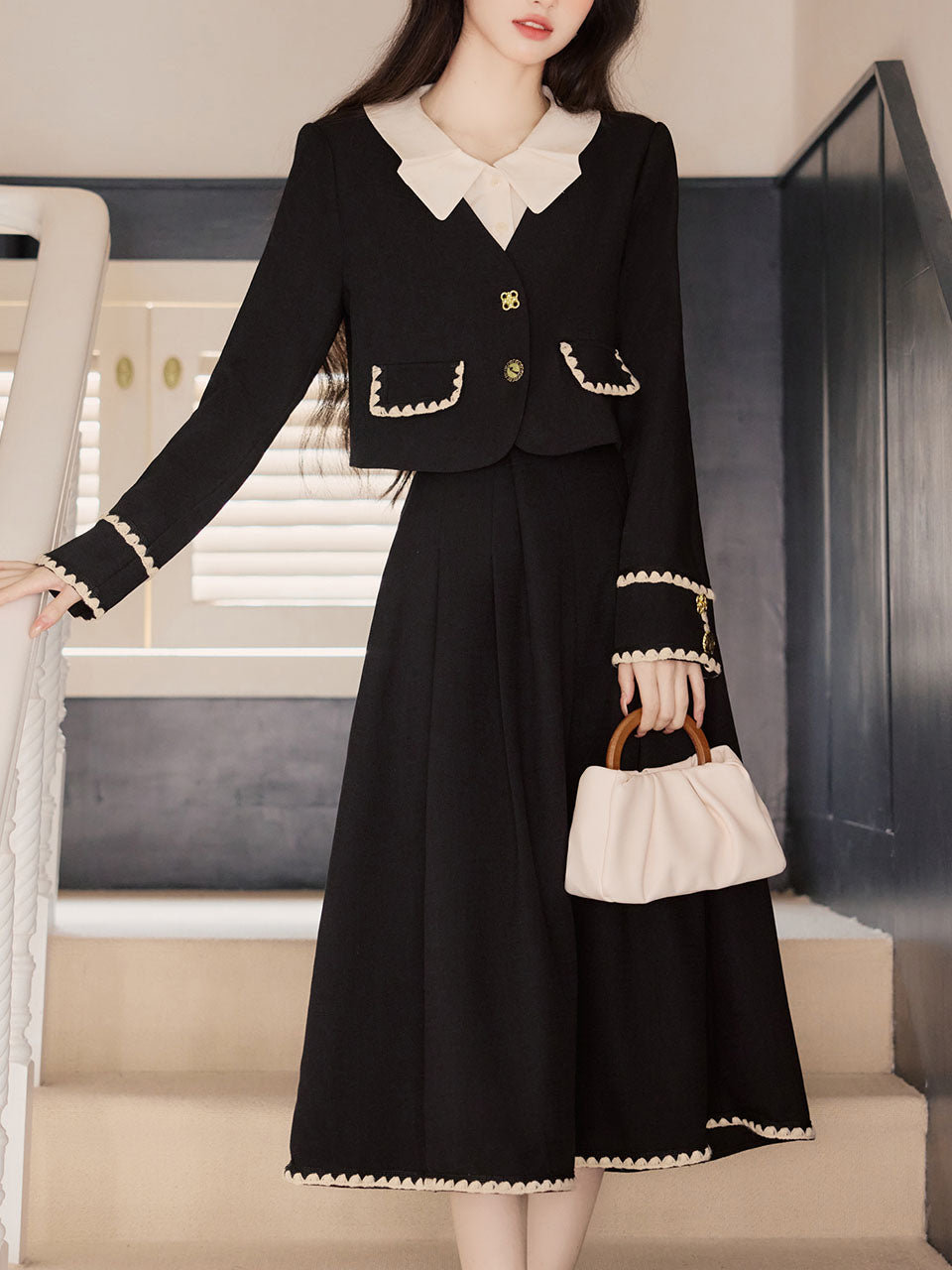 2PS Black Dress