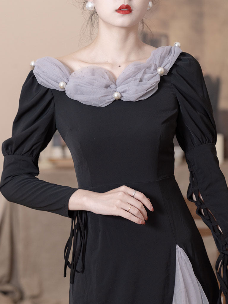 Black Empire Style Long Sleeve