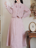 2PS Pink Long Sleeve Warm Coat