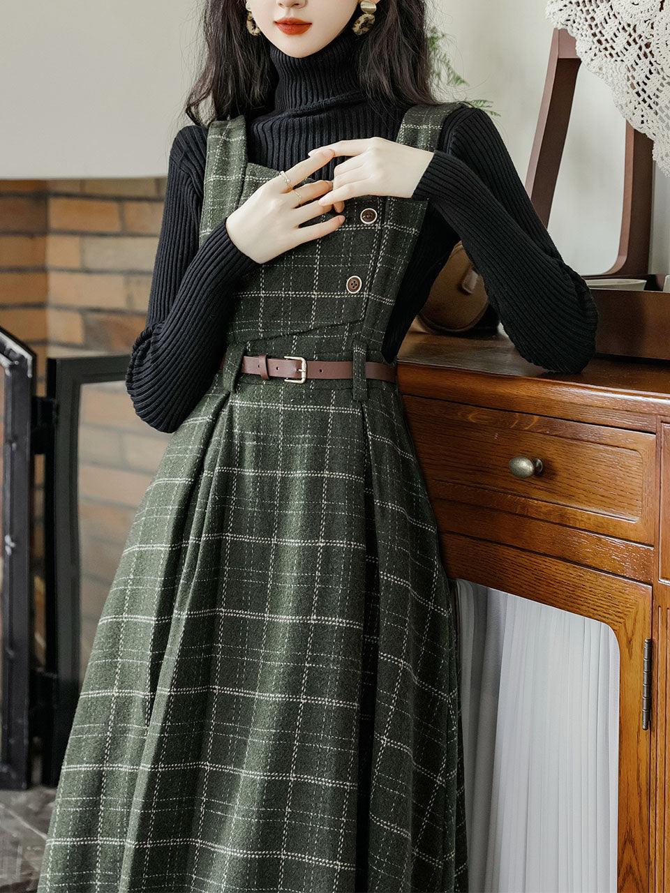 2PS Black Turtleneck Sweater