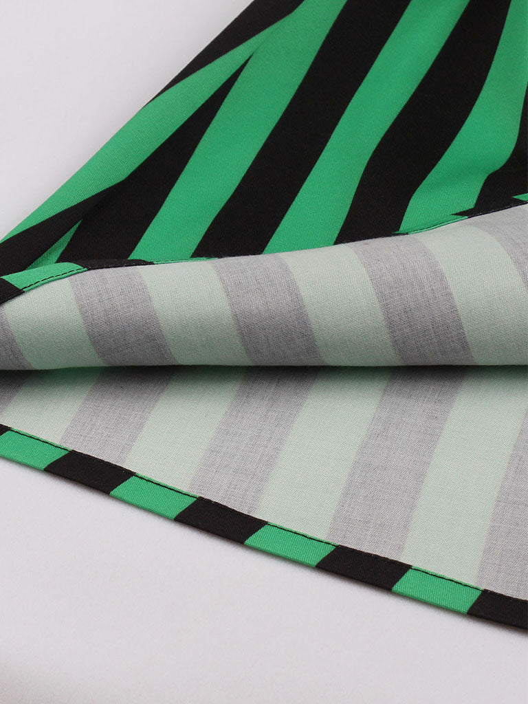 Green and Black Stripe