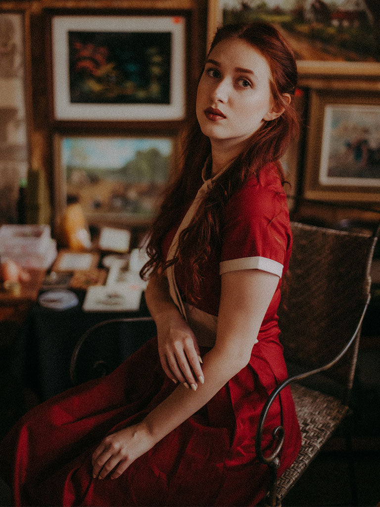 BowKnot Collar Vintage 1950S Dress
