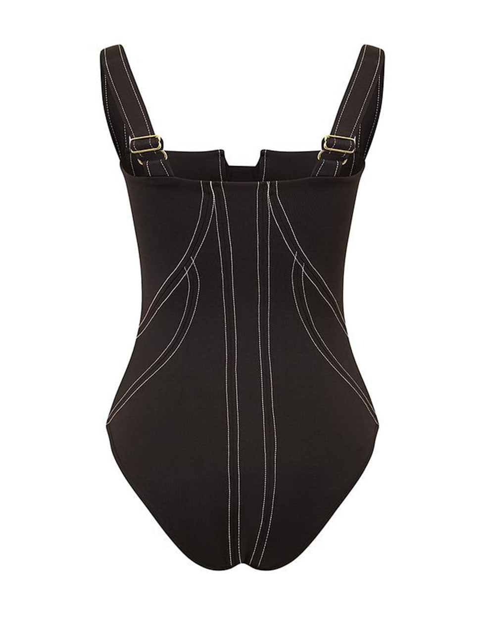 Black Retro Style Imitation Denim One Piece