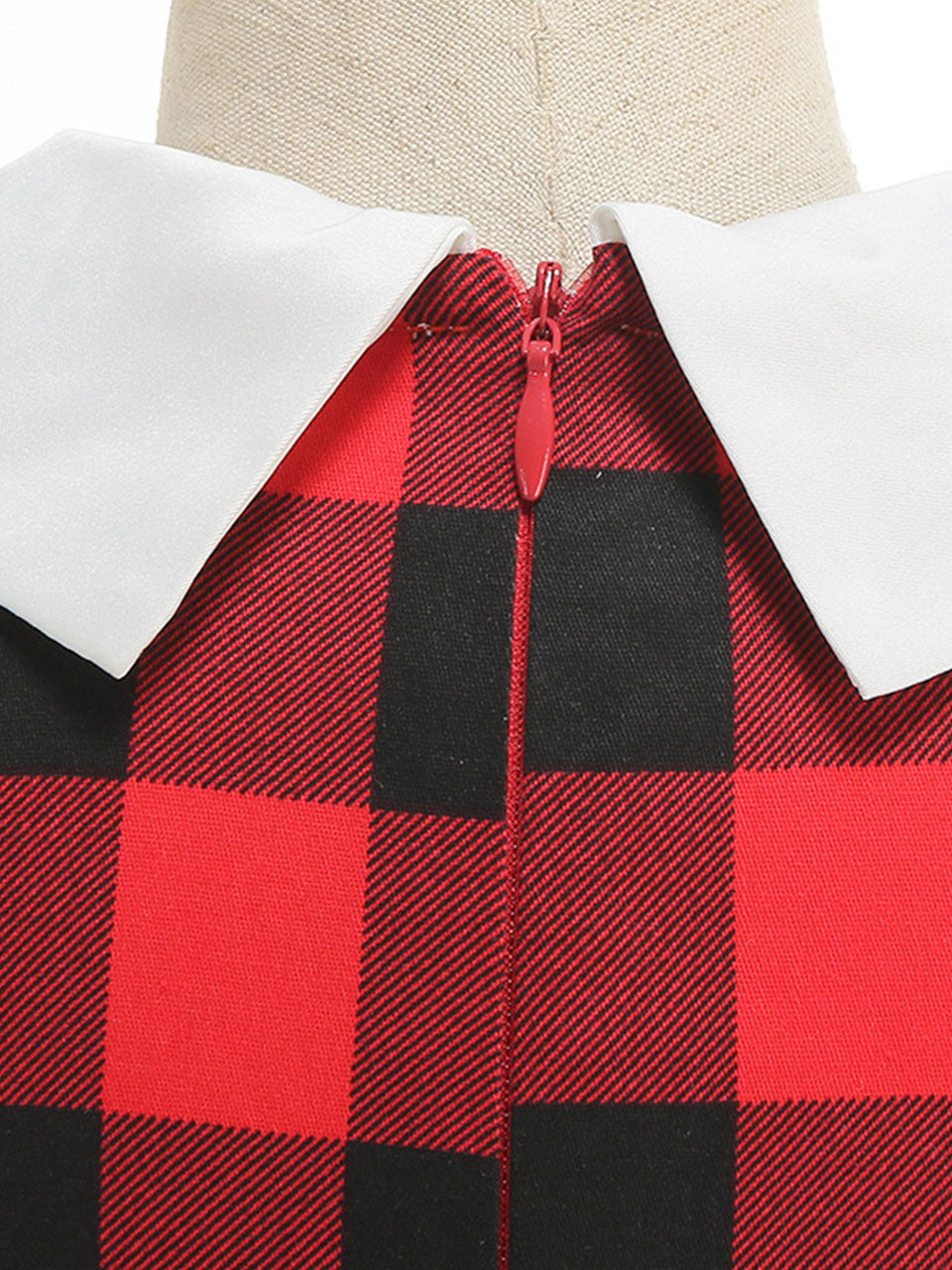 Kids Little Girls' Dress Plaid 1950S Vintage Dress