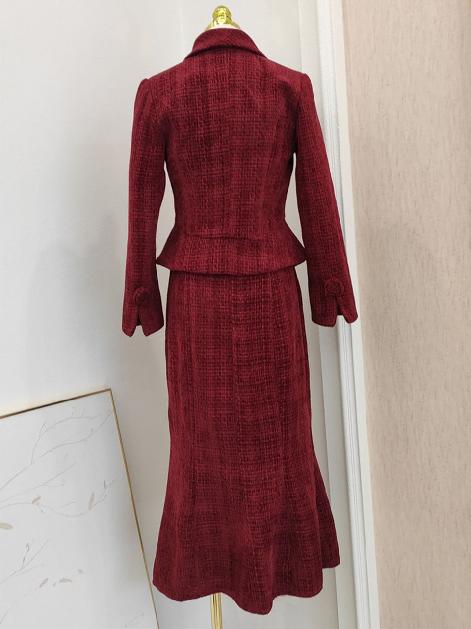2PS Red Rose New Look Coat