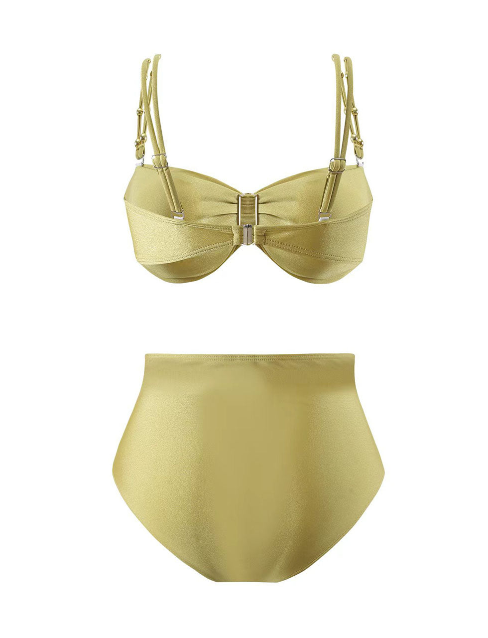 Yellow Strap Two Pieces