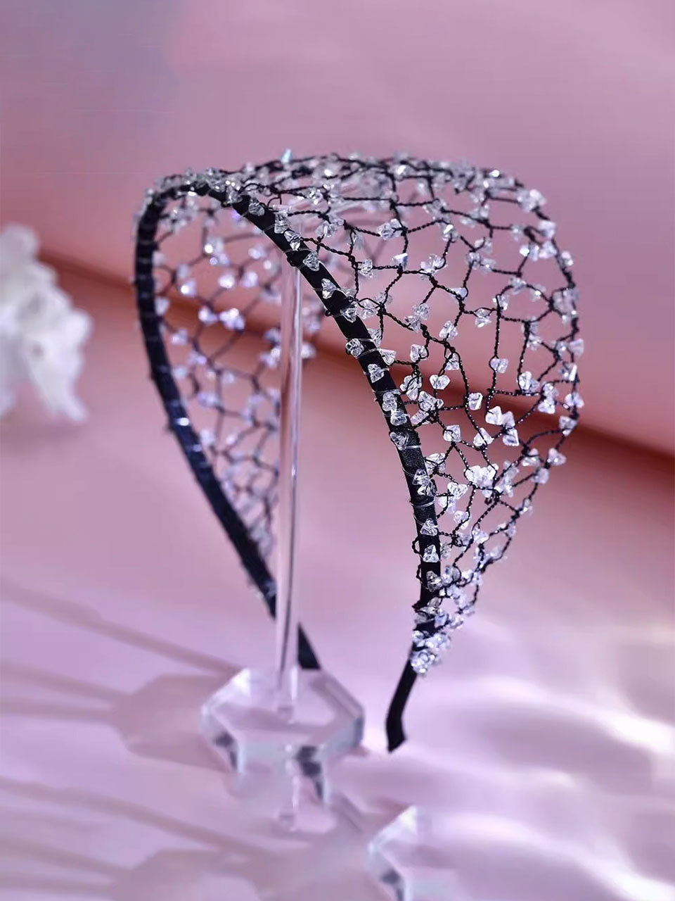 Vintage Crystal Headband Hair Jewelry for Women