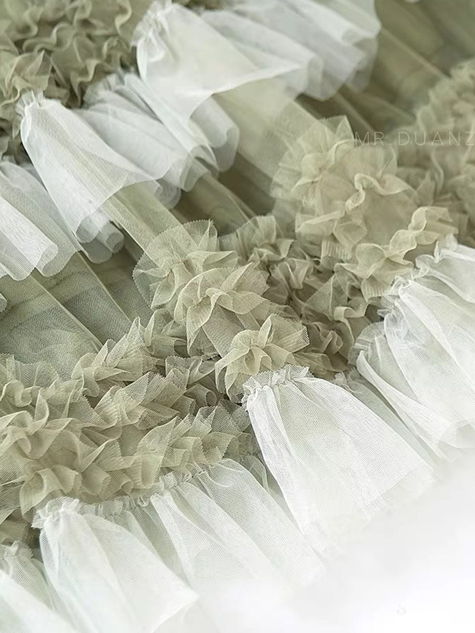3-Tier Ruffle Layered Flowy Boho Skirt