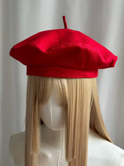 Vibrant Pink Beret Hat