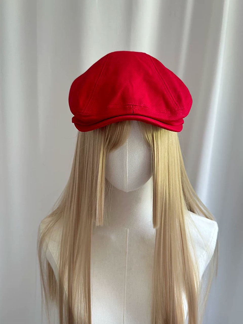 Vibrant Red Beret Cap