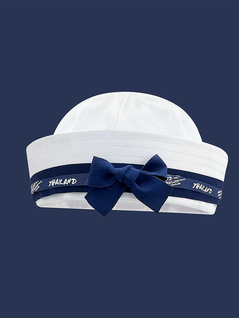 White Sailor Hat for â€?Classic Canvas Gob Cap
