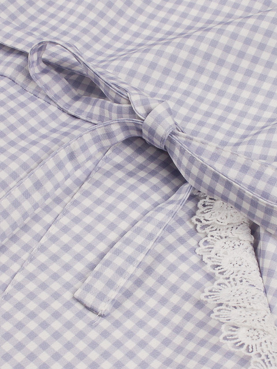 1950s Purple Plaid Lace Sleeveless Swing Dress