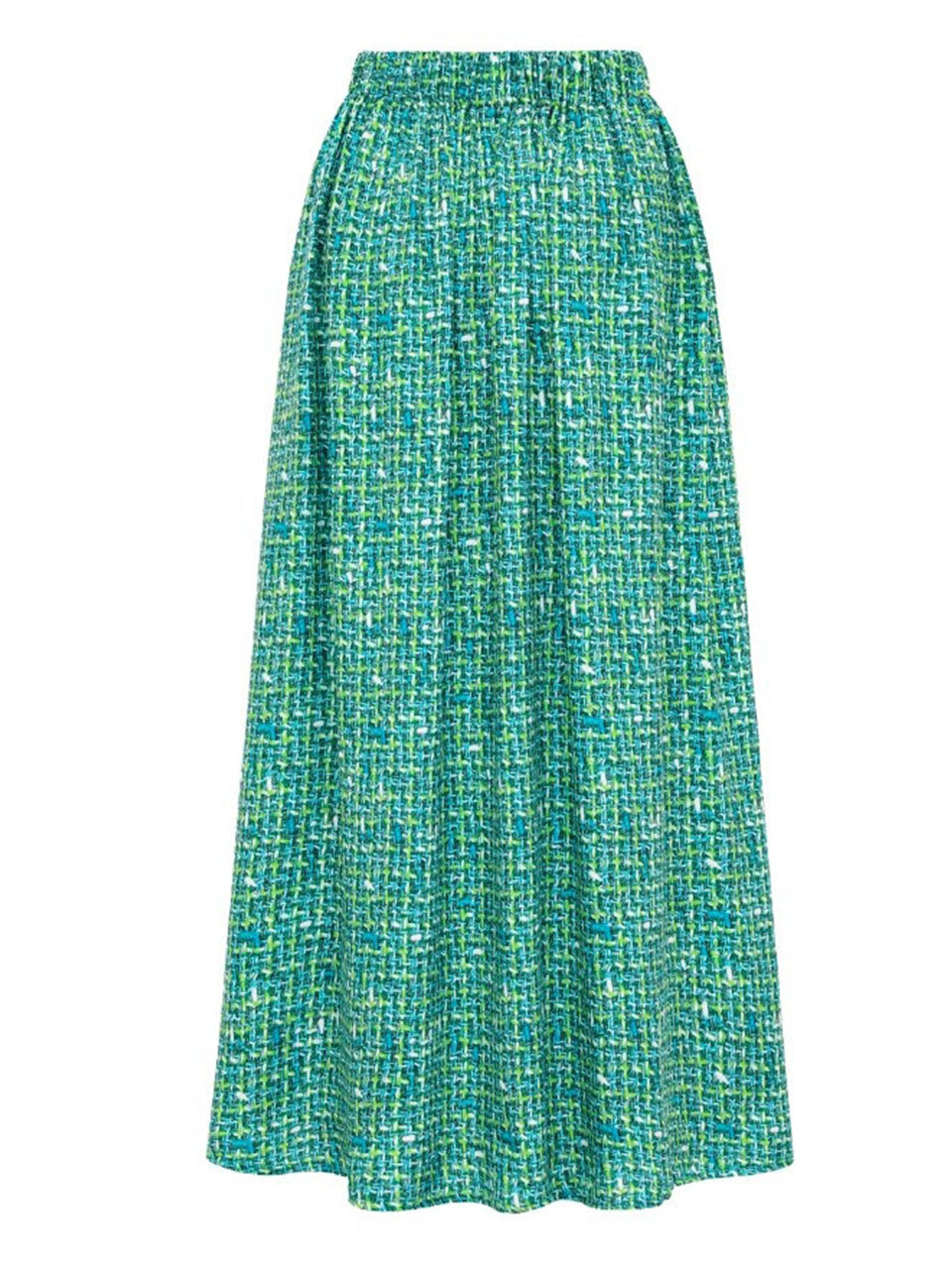Emerald Teal Textured Tweed 2-Piece Swim Set